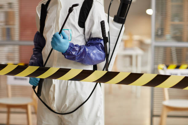 Professional Blood Cleanup technician working in Melville, NY